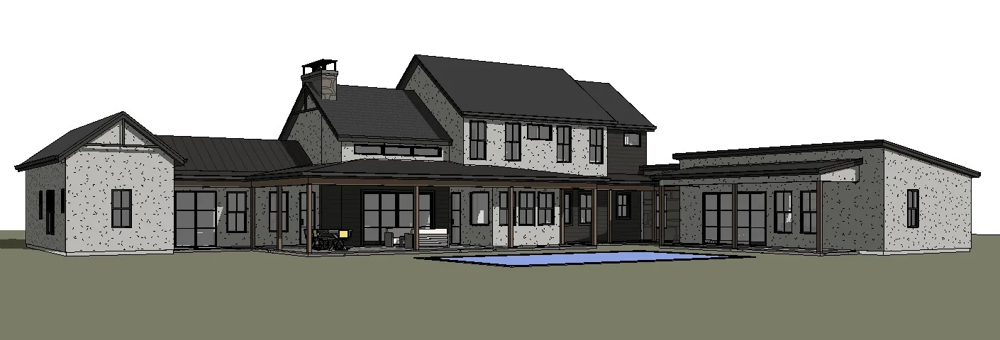 Upload a 3D model screenshot for AI architectural rendering — supports SketchUp, Revit, Rhino, Blender